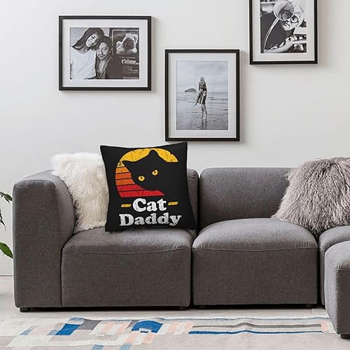 Miniatura 7 de YIPOCH Cat Daddy- Throw Pillow Covers 26"x26" Throw Pillow Cushion Cases Decoration for Couch Sofa Pillow Covers fundas para cojines de sala Cute