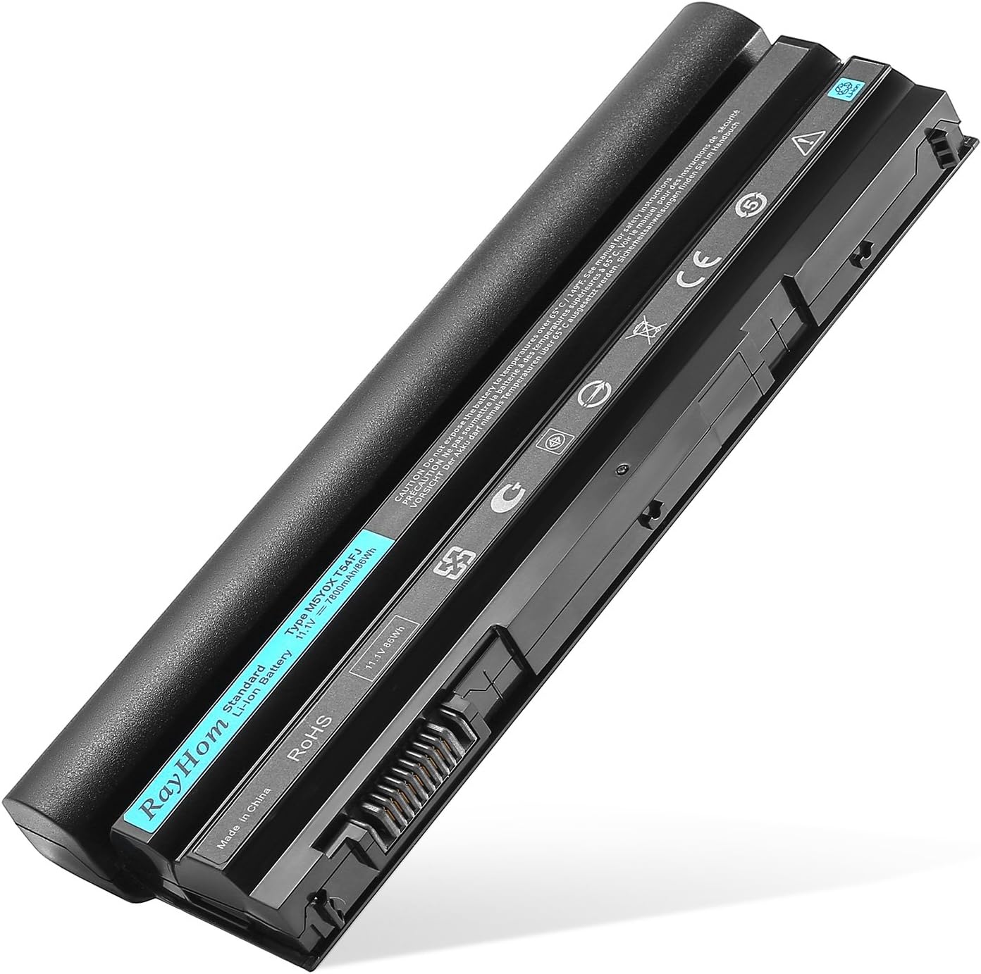 RayHom New M5YOX T54FJ Battery for Dell Latitude E6420 E5420 E5430 E5520 E5530 E6430 E6520 E6530, Fit : 8858X M5Y0X 312-1163 HCJWT 7FJ92 (11.1V 7800mAh / 86Wh)- 18 Months Warranty