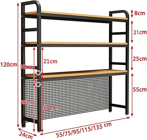 Miniatura 2 de Estante organizador de almacenamiento de escritorio, estante de almacenamiento de oficina, estantería de escritorio de 3 niveles para escritorio de