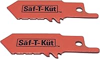 Saf-T-Kut Reciprocating Saw Blades for Drywall - Safe, Low-Dust Cutting, Fits Milwaukee DeWalt, 2-Pack