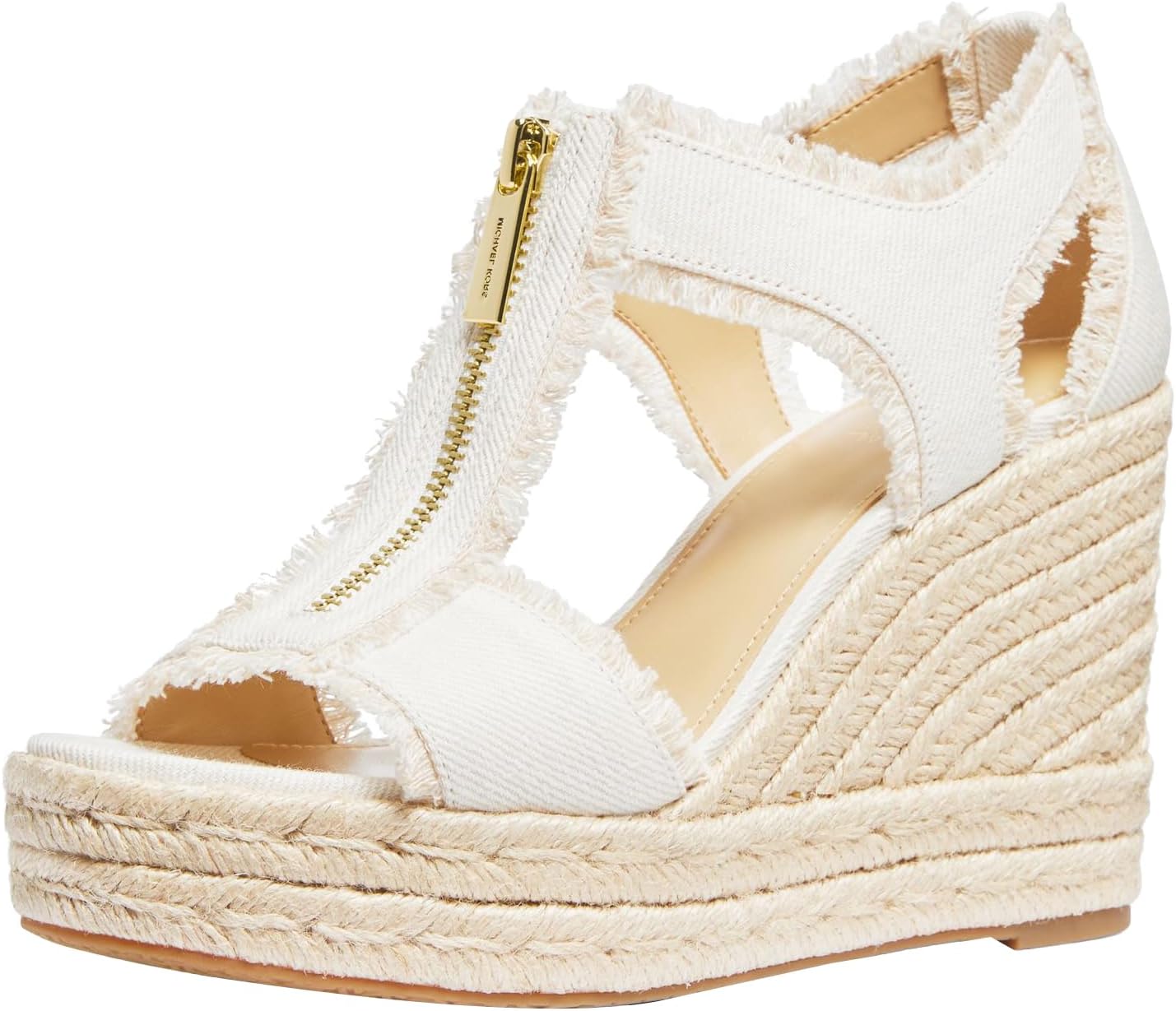 White Michael Kors Wedges MICHAEL Michael Kors Sneakersy Willis