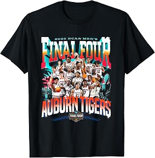 Auburn Final Four 2025 Men’s Basketball NIL T-Shirt
