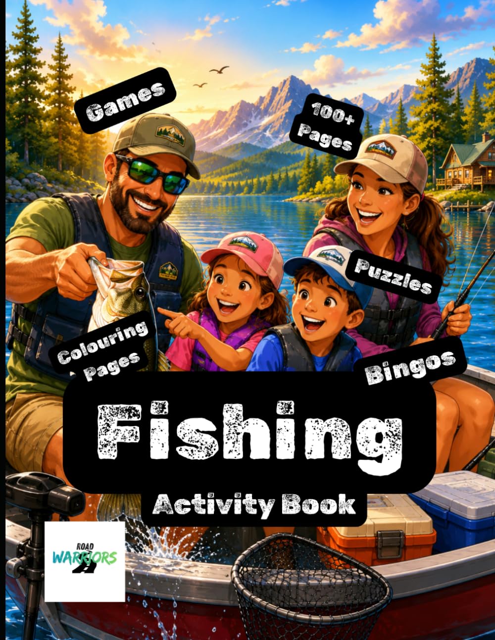 Reel It In! The Kids' Fishing Trip Activity Book: Word Searches, Crosswords, Mazes, Trivia, and More for Ages 8–12