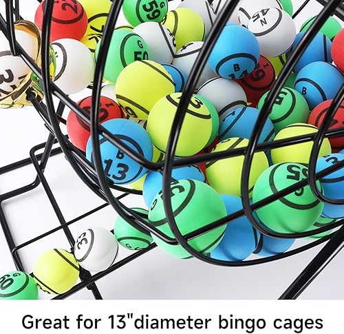 Miniatura 3 de GSE Games & Sports Expert Bolas de bingo de 1.5 pulgadas, bolas de tamaño de ping-pong para jaula de bingo grande, bolas de llamadas de bingo