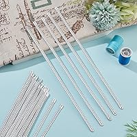 Vista 5 de BENECREAT 24 piezas de corsé de metal en espiral de 10 pulgadas, varillas de modelado de acero en espiral, corsé en espiral para corsés, costura