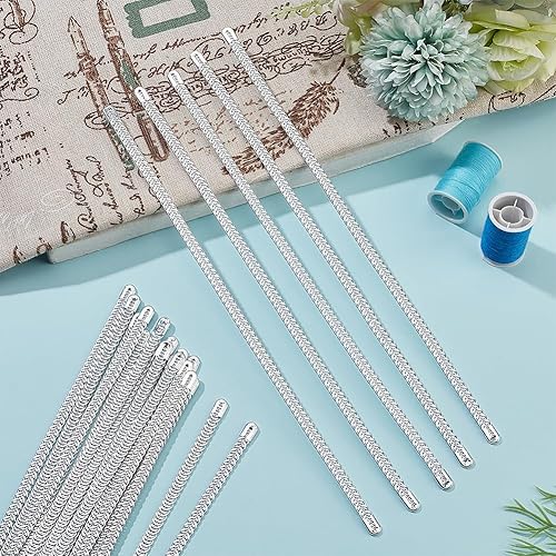 Miniatura 5 de BENECREAT 24 piezas de corsé de metal en espiral de 10 pulgadas, varillas de modelado de acero en espiral, corsé en espiral para corsés, costura de