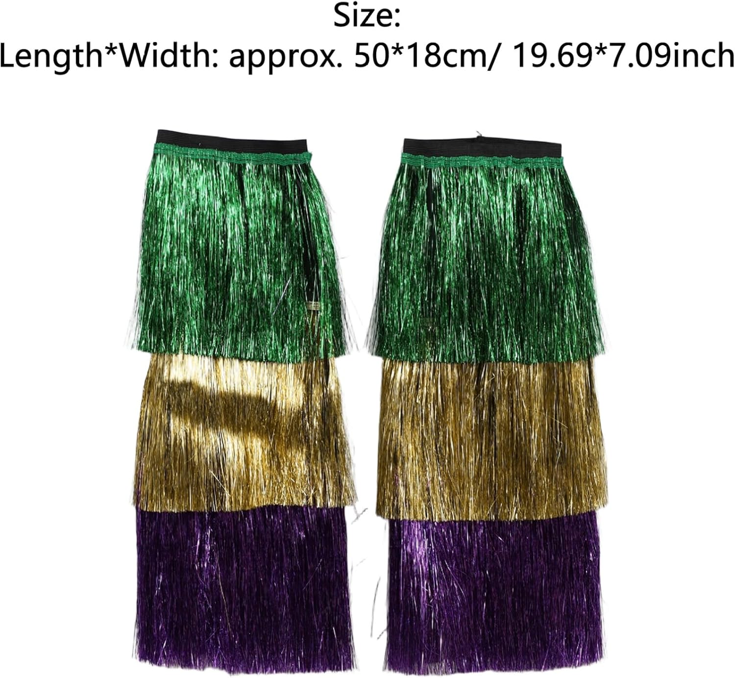 Glitter Tinsel Leg Warmers Disco Fringe Stretch Boot Covers Dress Accessories For Mardi Gras - Image 6