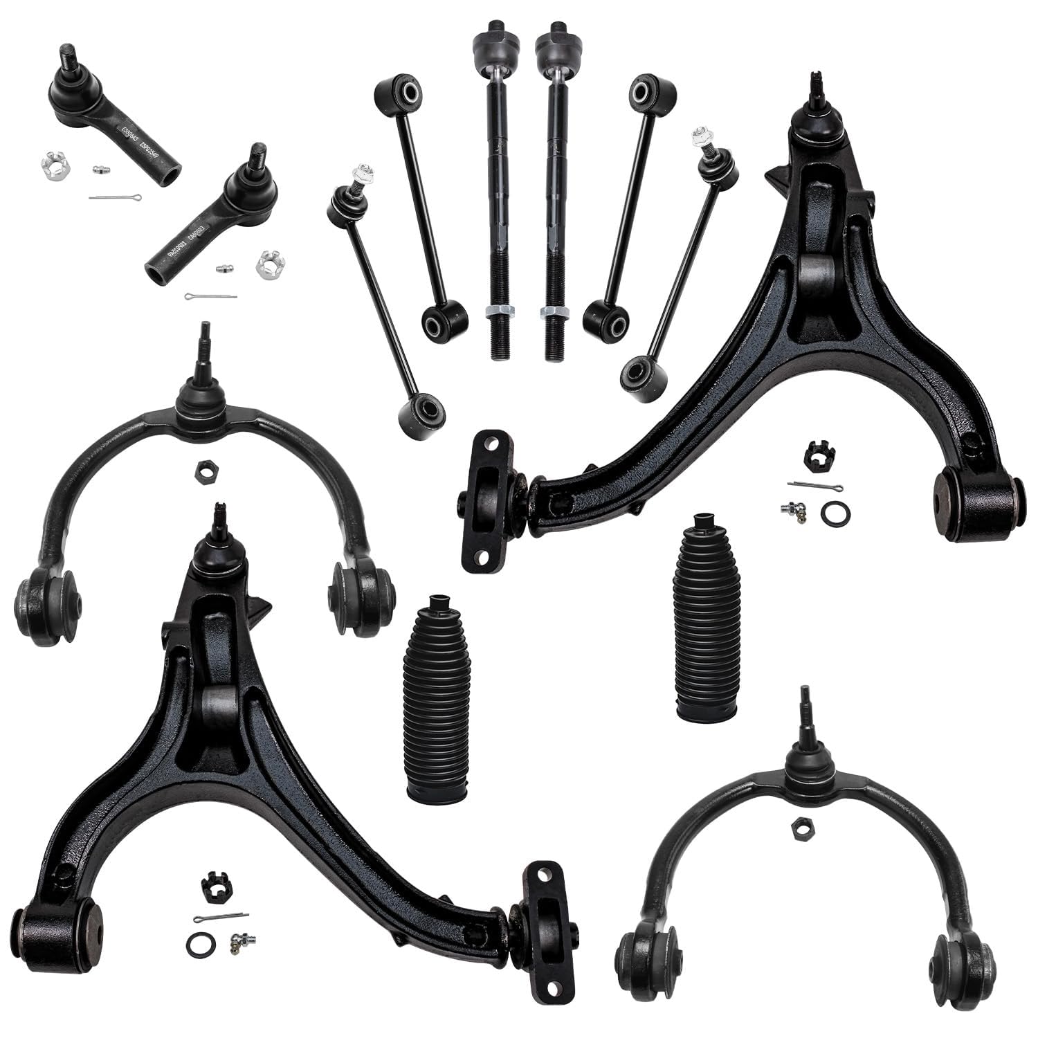 Detroit Axle - Front End 14pc Suspension Kit for 05-10 Jeep Grand Cherokee
