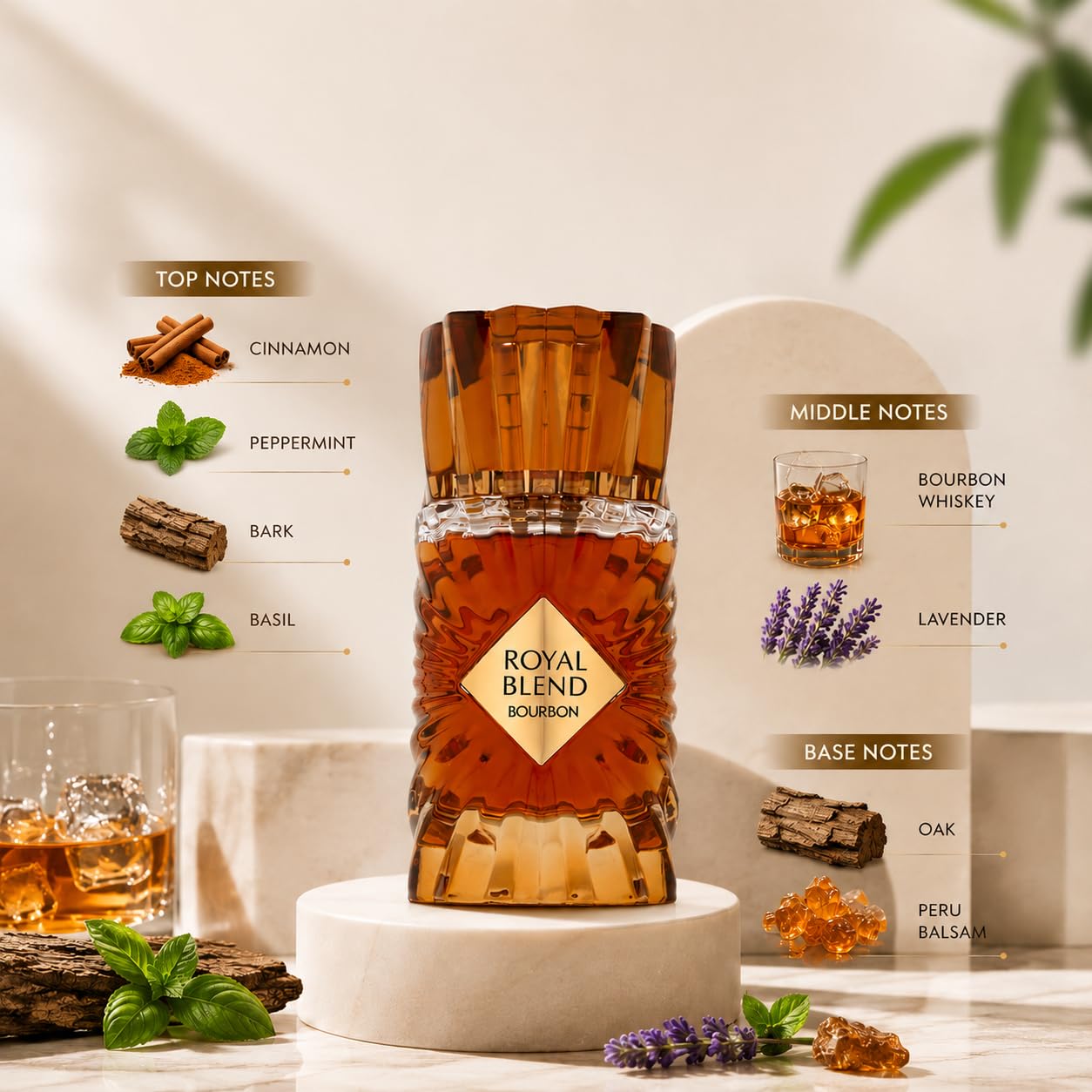 香水(男性用)  BLEND BOURBON by FRENCH AVENUE Amazon.com : Royal Blend Bourbon EDP 100ml by French Avenue