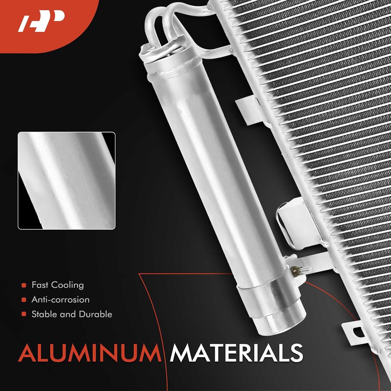 A-Premium Air Conditioning A/C Condenser Compatible with Mazda MX-5 Miata 2006-2015 L4 2.0L, Replace# NE5161480C