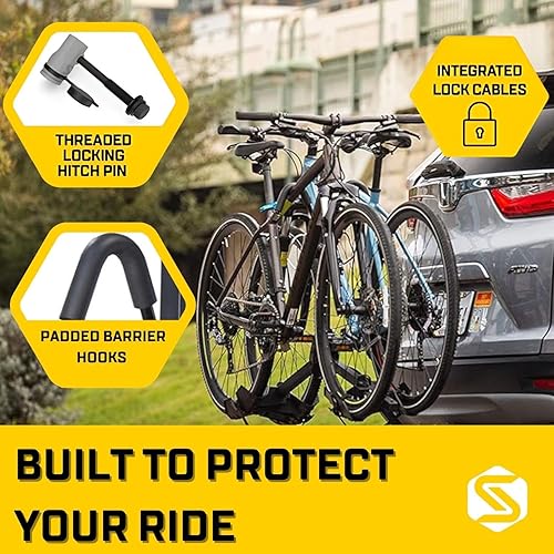 Miniatura 8 de Saris Portabicicletas All Star Tray Style Enganche de soporte para 2 bicicletas, color negro