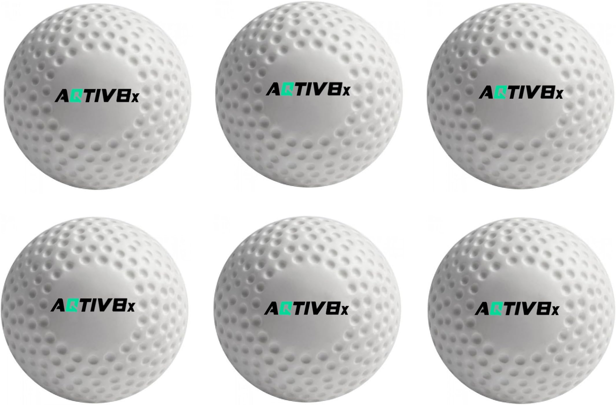 AQTIV8x Practice Hockey Balls Pack of 6