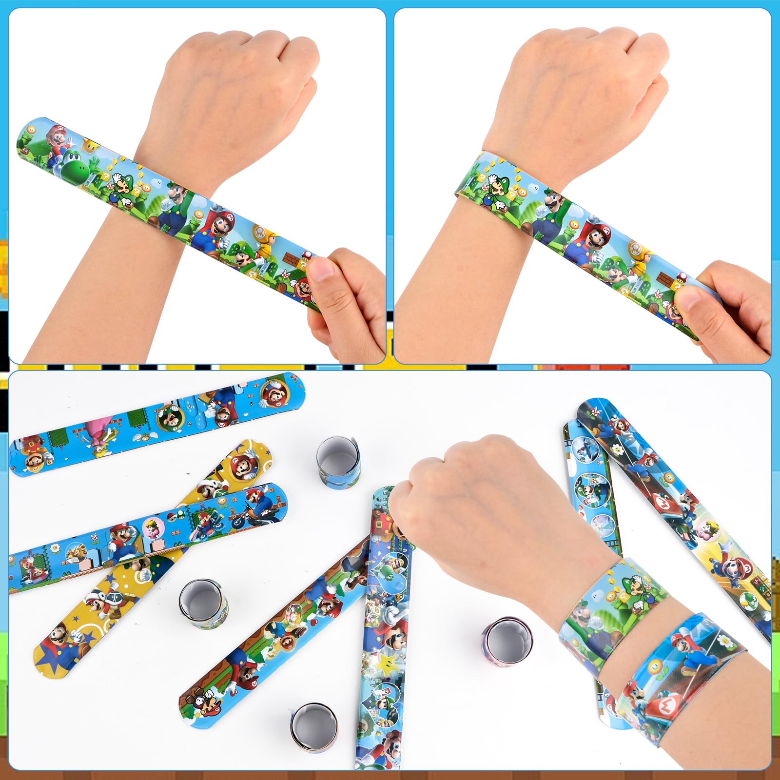 30 Cadeaux D'Anniversaire Enfants - Badges, Bracelets, Lunettes
