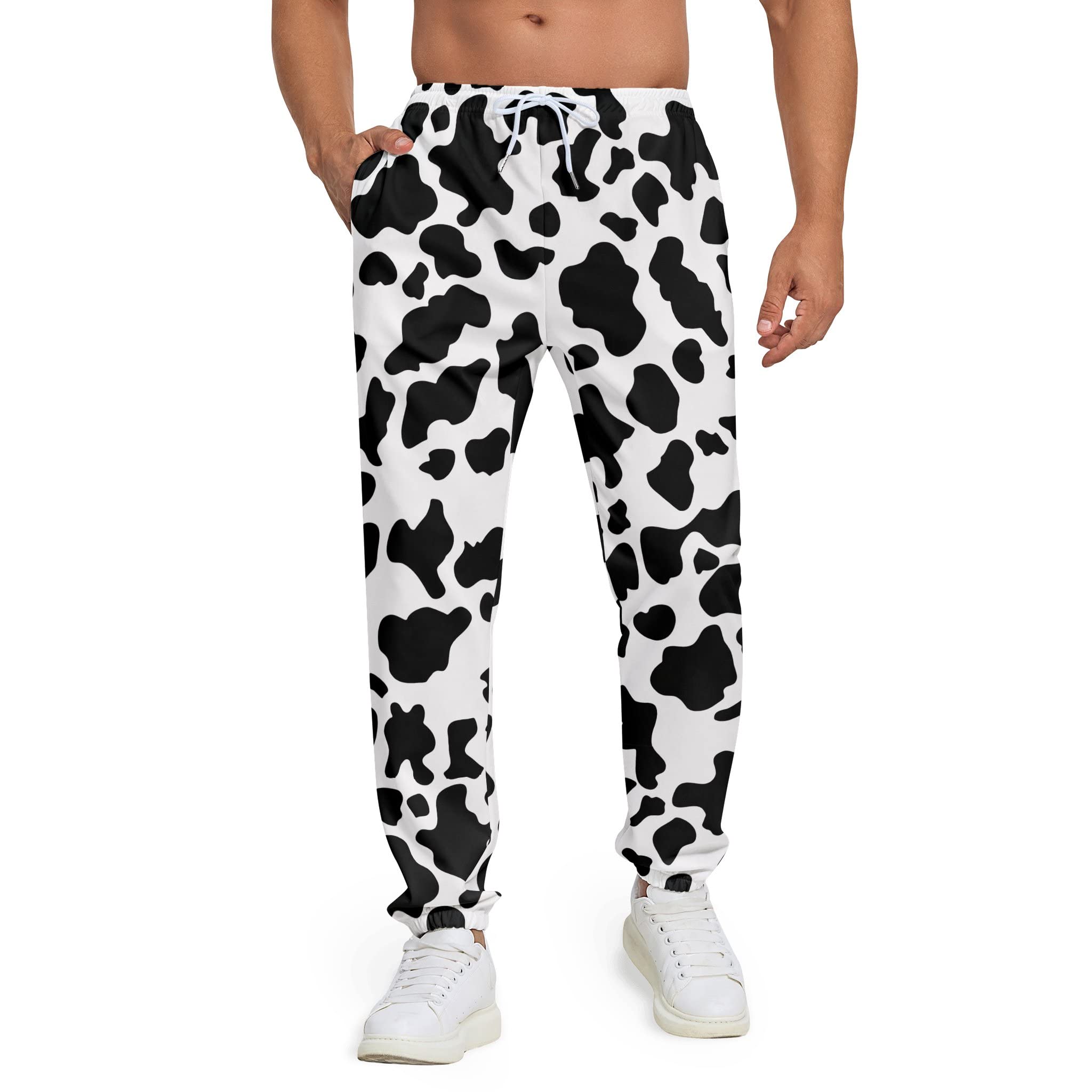 INZVKJLU Sweatpants for Men 3D Printed Pants Joggers Pant Drawstring Sports Pants with 2 Side Pockets