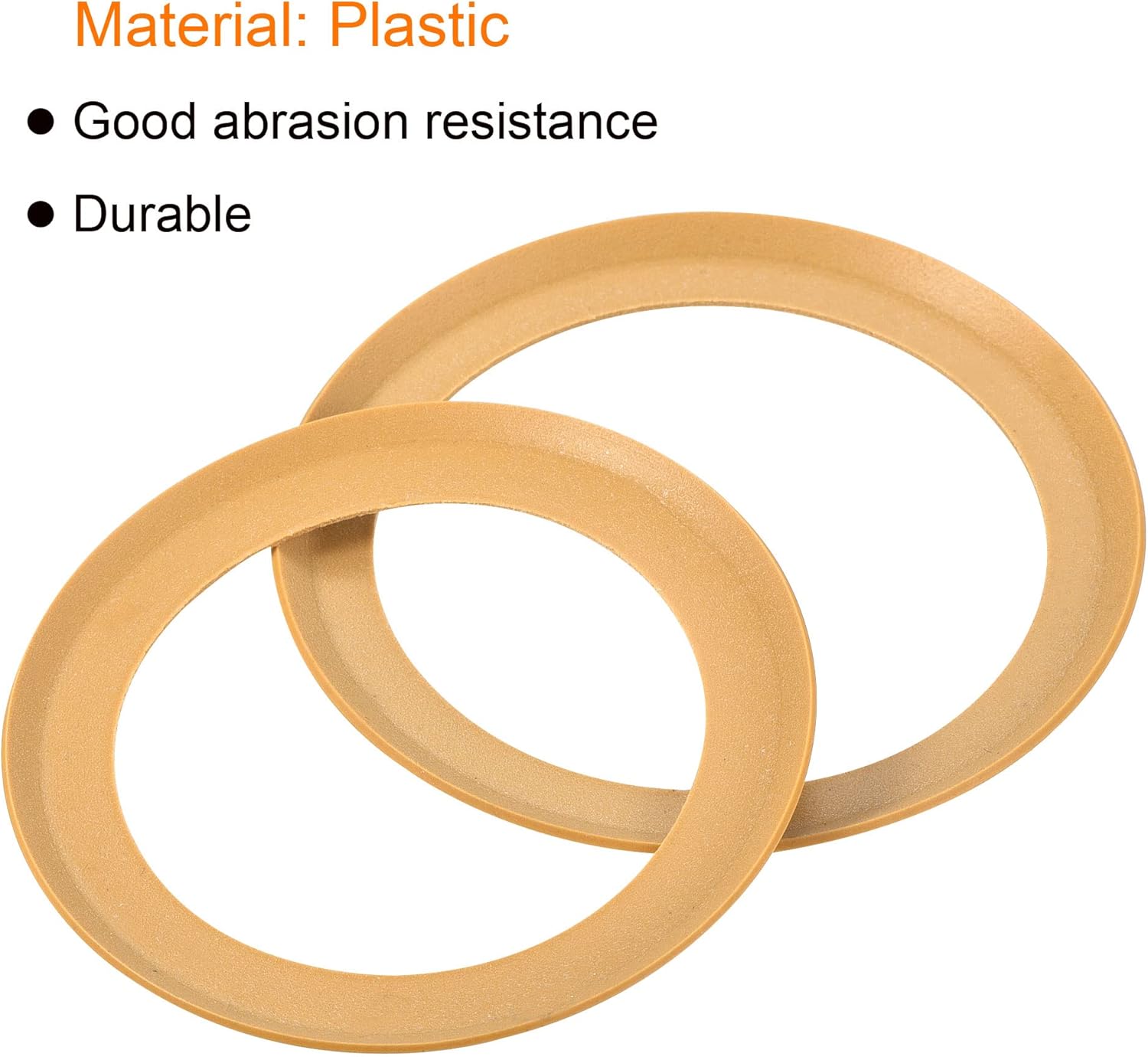 MECCANIXITY Air Compressor Piston Ring 72x56x1mm 68x48x0.8mm Cylinder Compression Replacement Part