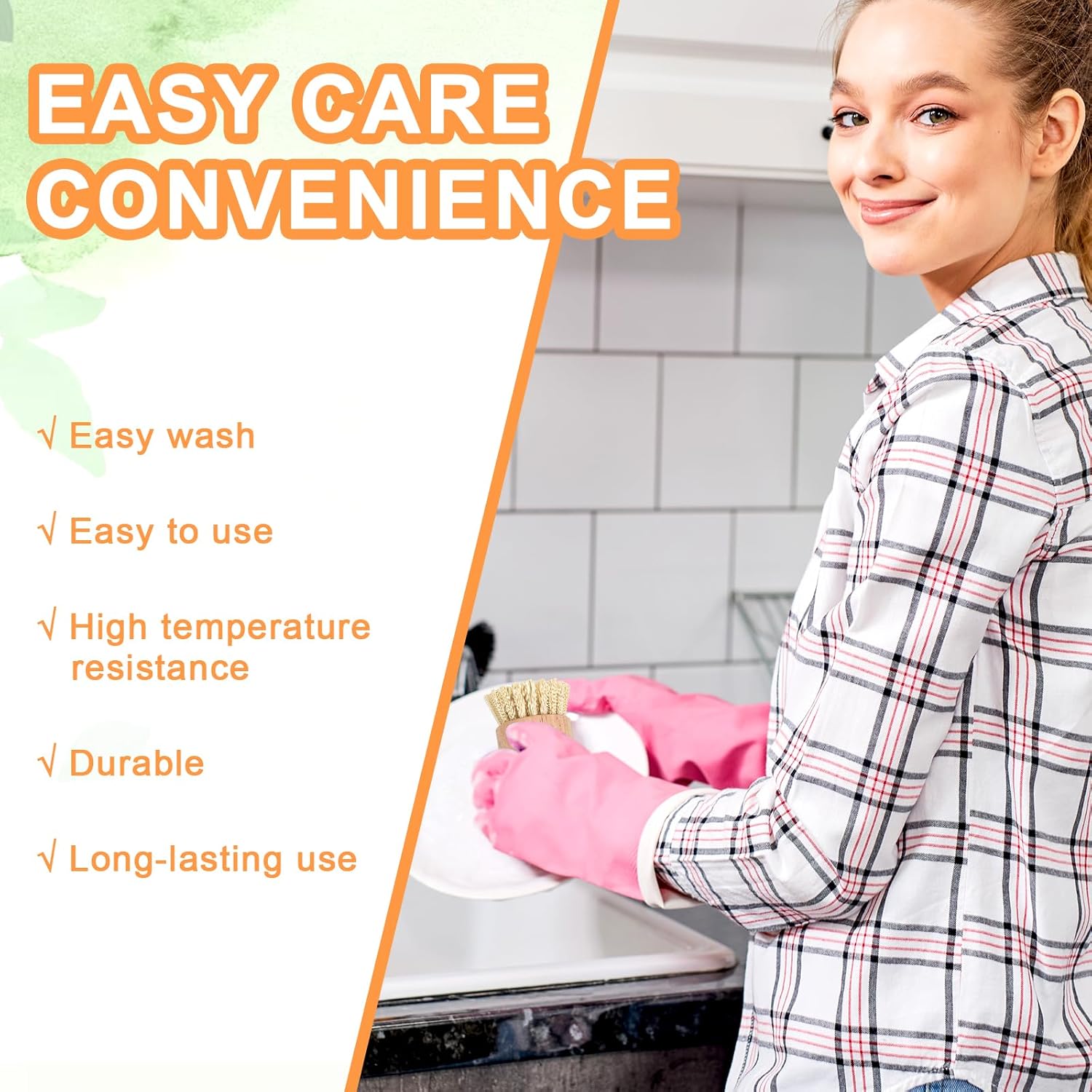 cobee 12Pcs Bamboo Dish Scrub Brushes, Kitchen Dishwashing Scrubber with Natural Sisal Bristles Round Wooden Dish Scrubber Brush for Iron Pot Pan Food Kitchen Sink Fruit Vegetable Wash