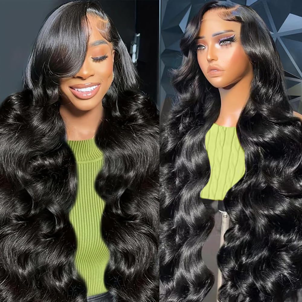 Amazon.com : KTOOYKE 26 Inch 13x6 Body Wave Lace Front Wigs 