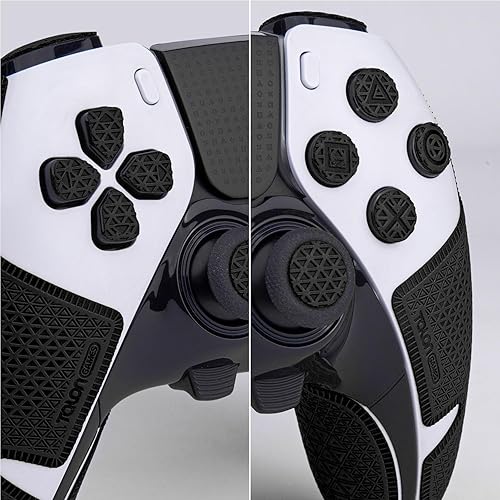 Miniatura 3 de TALONGAMES Controller Grip Tapes Compatible with PS5 DualSense Edge, Ultra Version Anti Slip Tape, Sweat Absorbent, Skin kit, Compatible with Negro