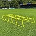 FORZA Wide Speed Training Hurdles – Set of 6 High‑Visibility, Shatterproof Plastic Hurdles, 34 in Wide, Available in 6 in, 9 in & 12 in Heights – Ideal for Schools, Coaches & Clubs (12in)