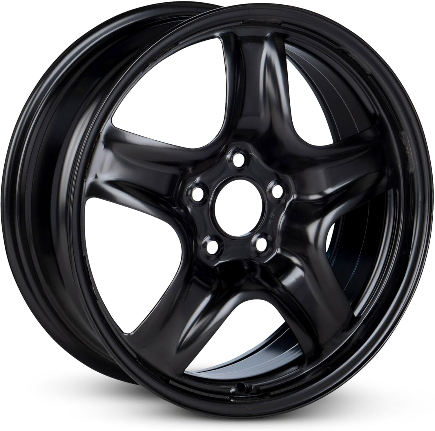 For 2005-2012 Chevrolet Malibu 17 Inch Black Painted Steel Rim - OE Direct Replacement - Road Ready Car Wheel