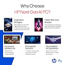 HP OmniBook 3, AMD Ryzen AI 5 330 (24GB DDR5 RAM, 1TB SSD) FHD, Anti-Glare, 15.6''/39.6cm, Win11, Office24, Glacier Silver,1.7kg, fn0074AU, FHD Camera w/Shutter, FPR, Backlit KB, Next Gen AI Laptop gallery image