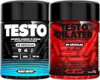 Kit Testo Pote 60 Capsulas + Testo Dilated Pote 60 Capsulas