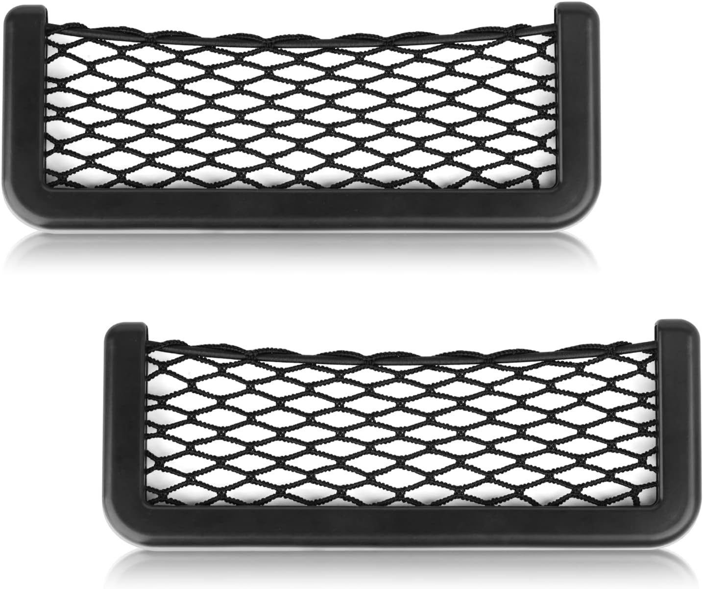 2 Pieces Large ABS Plastic Frame Automotive Cargo Nets Car