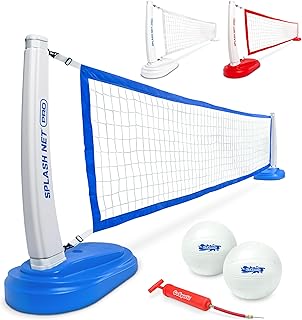 12 Backyard Above Ground Pool Ideas for Easy Family Enjoyment 101 GoSports Splash Net PRO Pool Volleyball Net - Red, White, or Blue - Incl...