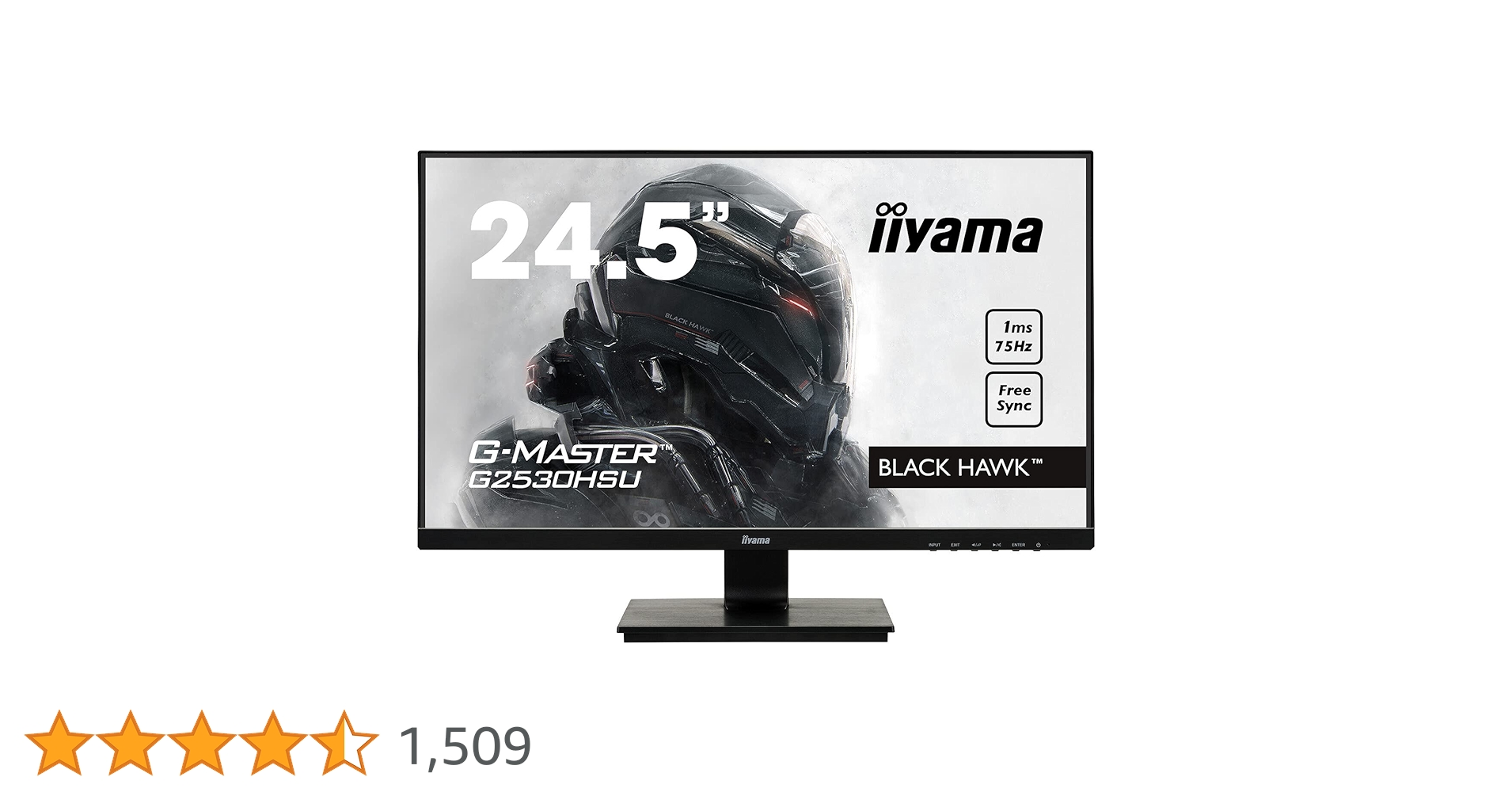 iiyama G-MASTER ゲーミング液晶ディスプレイ G2530HSU iiyama - G-MASTER G2530HSU-B1 Black Hawk – get in the game