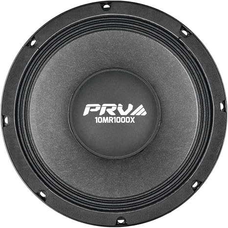 Amazon.com: PRV AUDIO Altavoz de rango medio de 10 pulgadas 10MR1000X,  potencia de programa de 1000 vatios, bobina de voz de 3 pulgadas, 8 ohmios,  altavoz de audio RMS Pro de 500 vatios (individual) : Electrónica