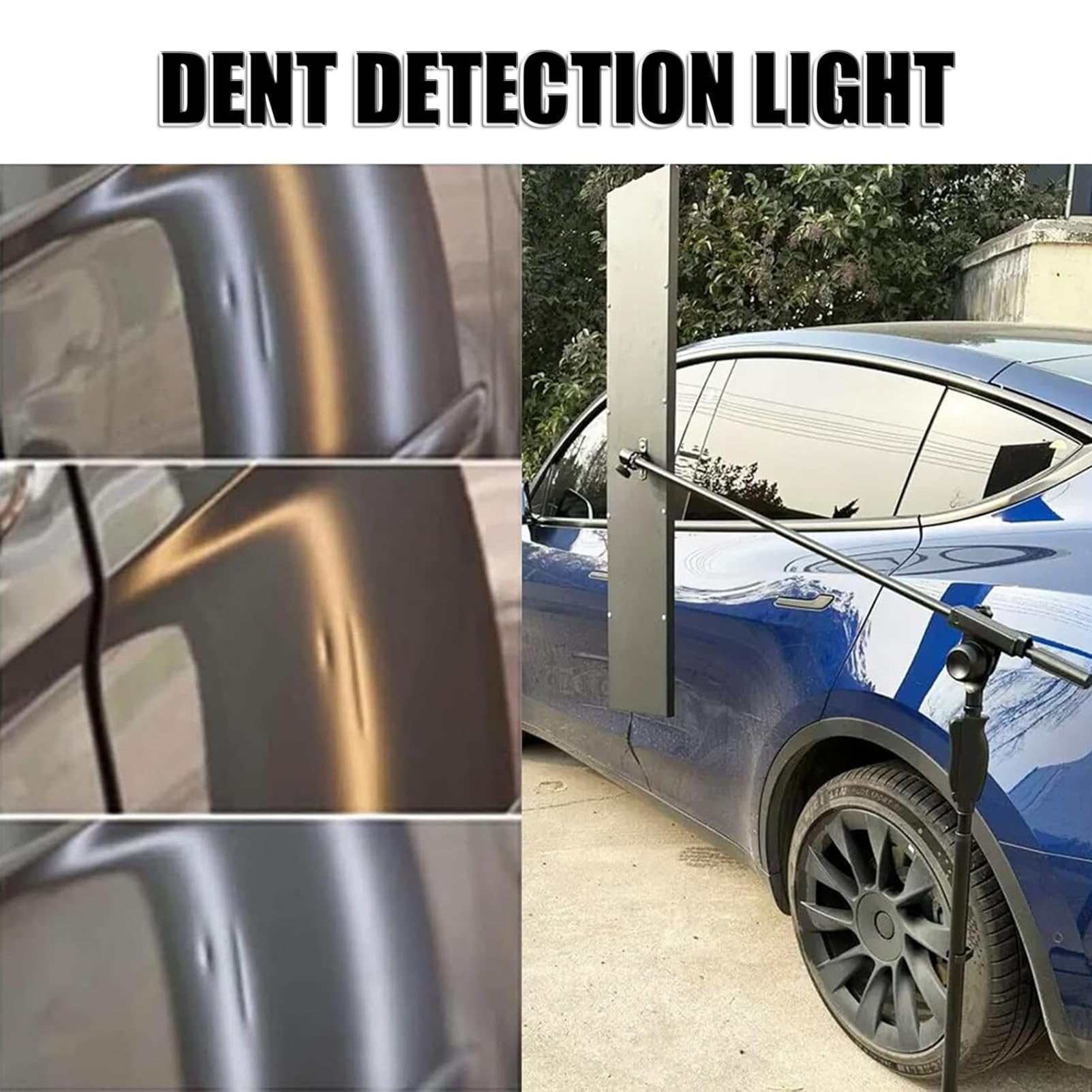 Luce Per Riparazione Ammaccature Auto PDR, Luce Per Linea Di Riflessione Ammaccature LED Regolabile A 6 Colori Per Auto Con Staffa, Rimozione Ammaccature Senza Verniciatura Per Carrozzerie E Fai Da Te