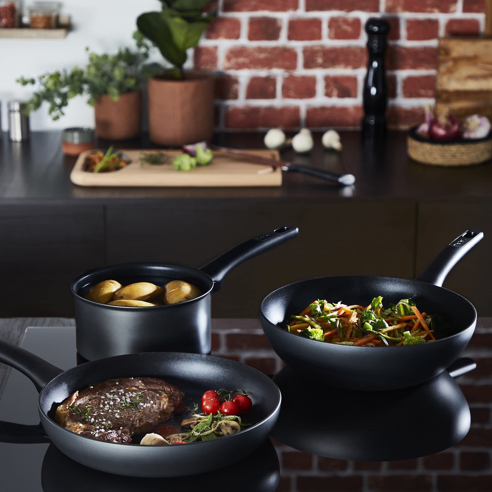 Tefal Ultimate Wok, antihaftbeschichtet, 28 cm