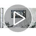 KELIYUAN Large Canvas Black Framed Wall Art Decor For Living Room Bedroom Abstract Wall Painting Flower ink painting Home Dining Room Wall Decorations Prints Posters Modern Room Home Decor 24"X48"