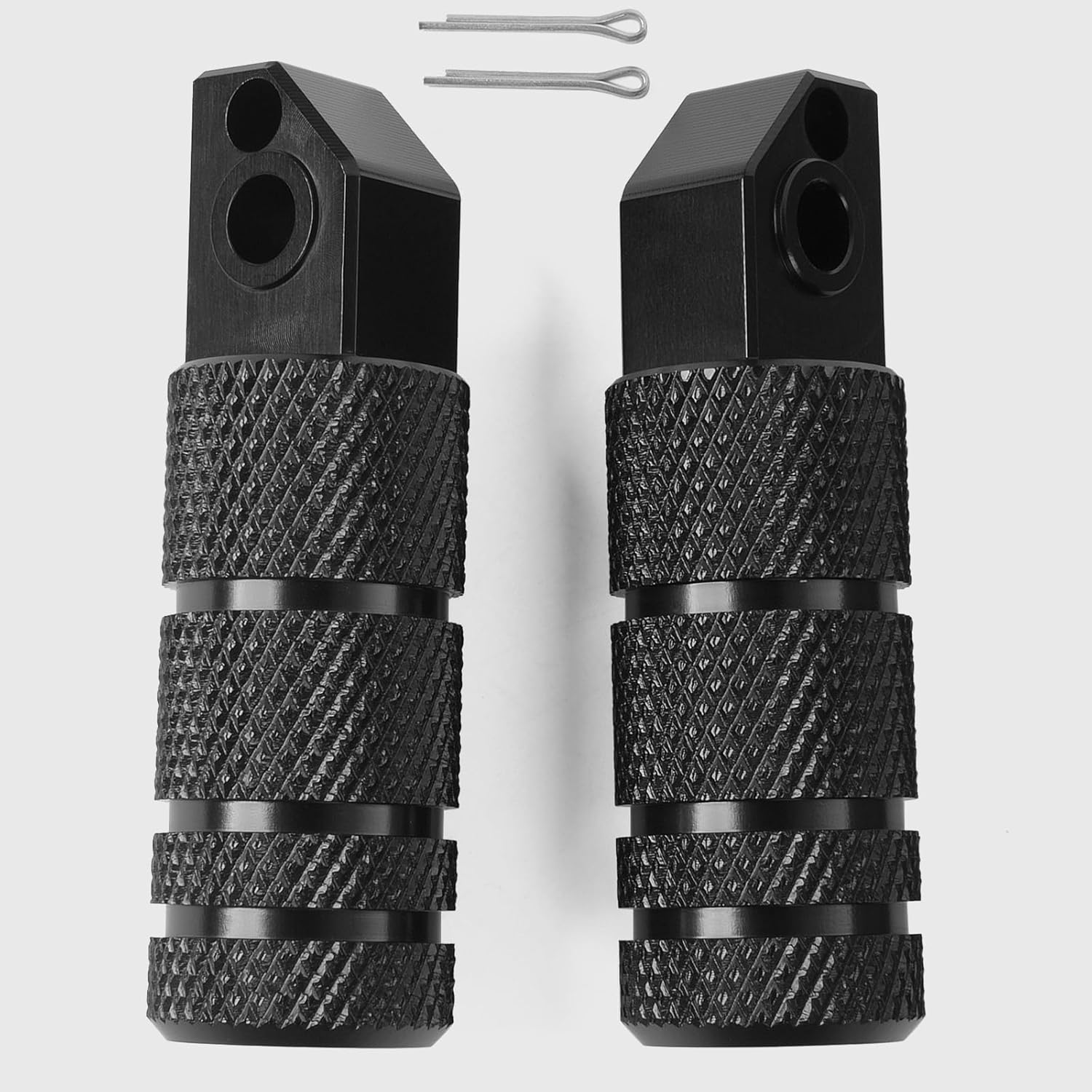 WOOGA Motorcycle Rear Passenger Larger Footpegs CNC Wide Foot pegs Footrest Pedals fit for Ho&nda CMX RebeL 250 300 CMX 500 17-24 Accessories CL250/300/500 22-24