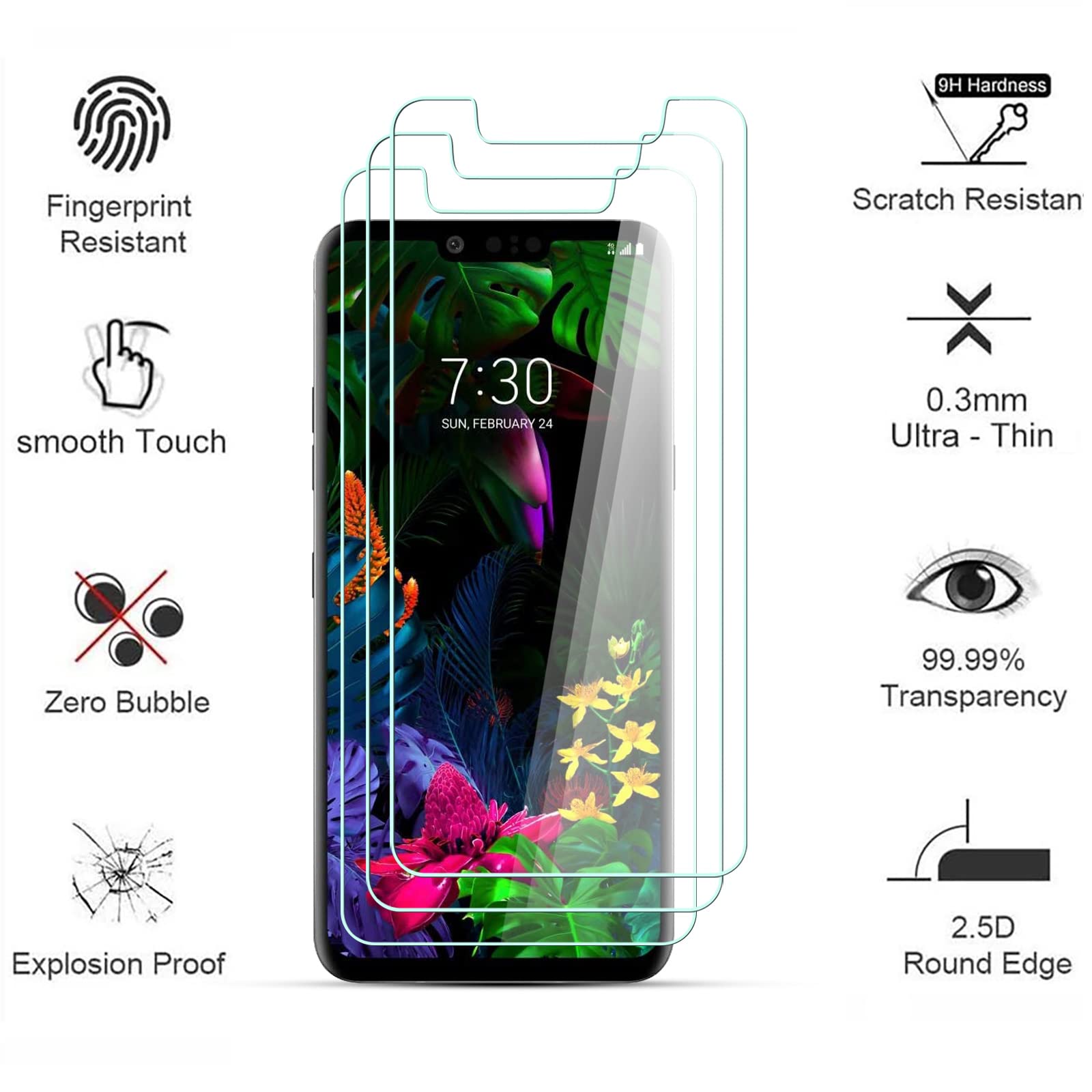 Pellicola Vetro Temperato LG K10 Protezione Dello Schermo. NEVEQ