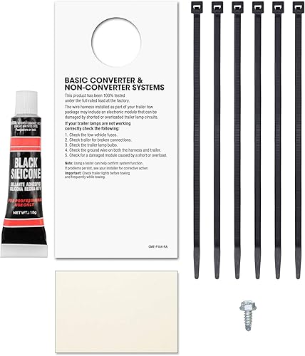 Miniatura 6 de CURT 55344 Arnés de cableado de remolque personalizado de 4 pines para el lado del vehículo, se adapta a vehículos Ford seleccionados, Lincoln,