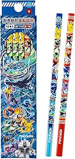 ショウワノート ポケットモンスター かきかたえんぴつ2B 紙箱 銀軸12本入/2B11本・赤1本 669050 わくわく新学期 pokemon ポケモン ショウワノート
