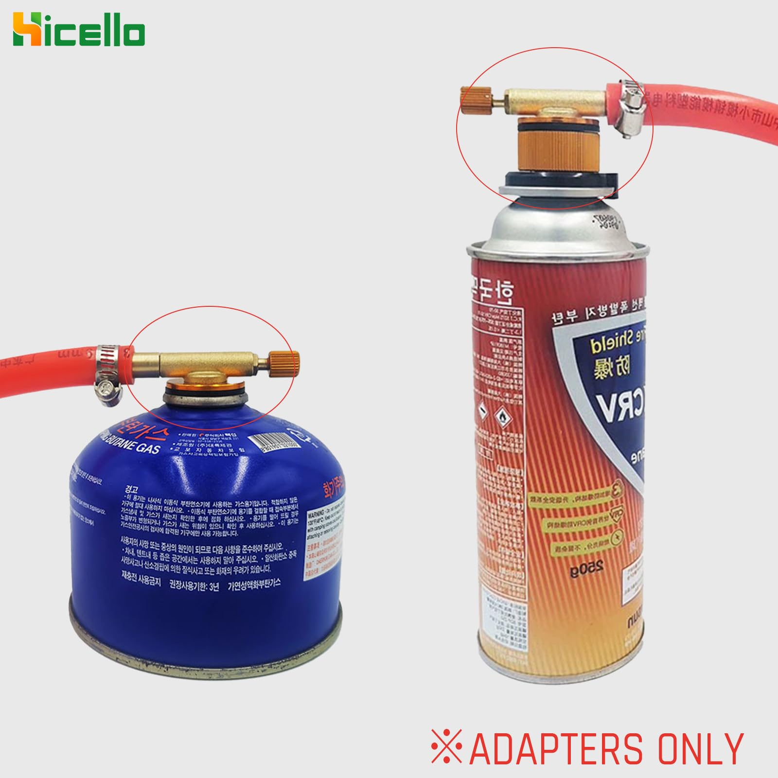 Kit adattatore per bombola di combustibile per fornello da campeggio, 2 pezzi, convertitore di ricarica con valvola Lindal MSF-1a e EN417, uscita a spillo da 8 mm, accessori per bruciatore da