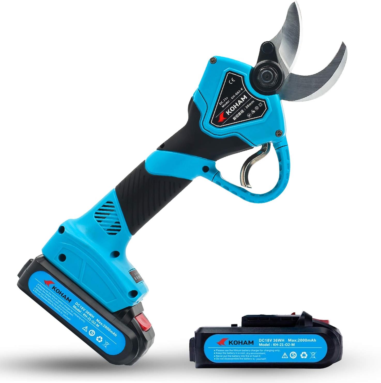 Professional cordless pruner