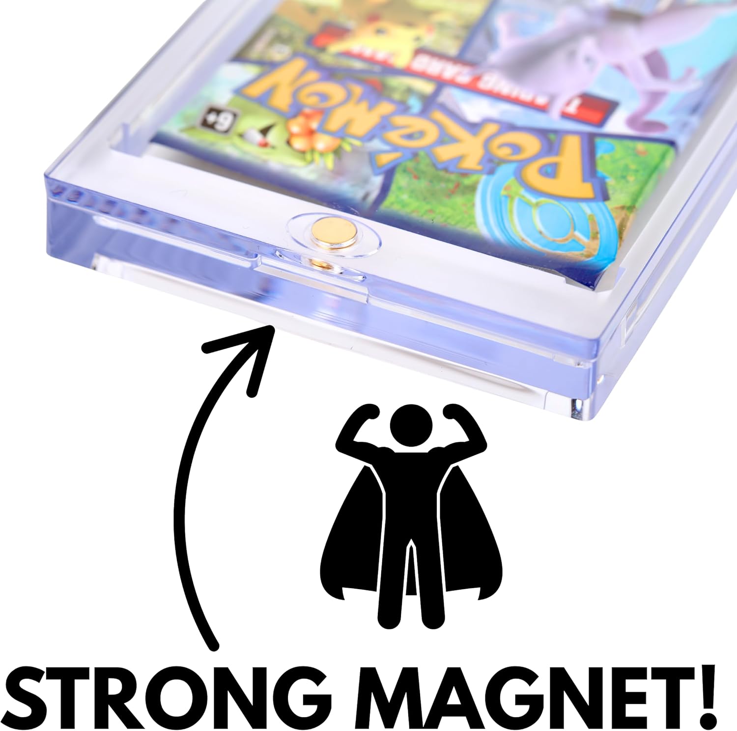 Velorian Premium Booster Pack Protector Case - Magnetic UV Display Holder for Standard Size Trading Card Packs - Built for TCG, Sports Cards, Vintage & Rare Collectibles - 3-Pack