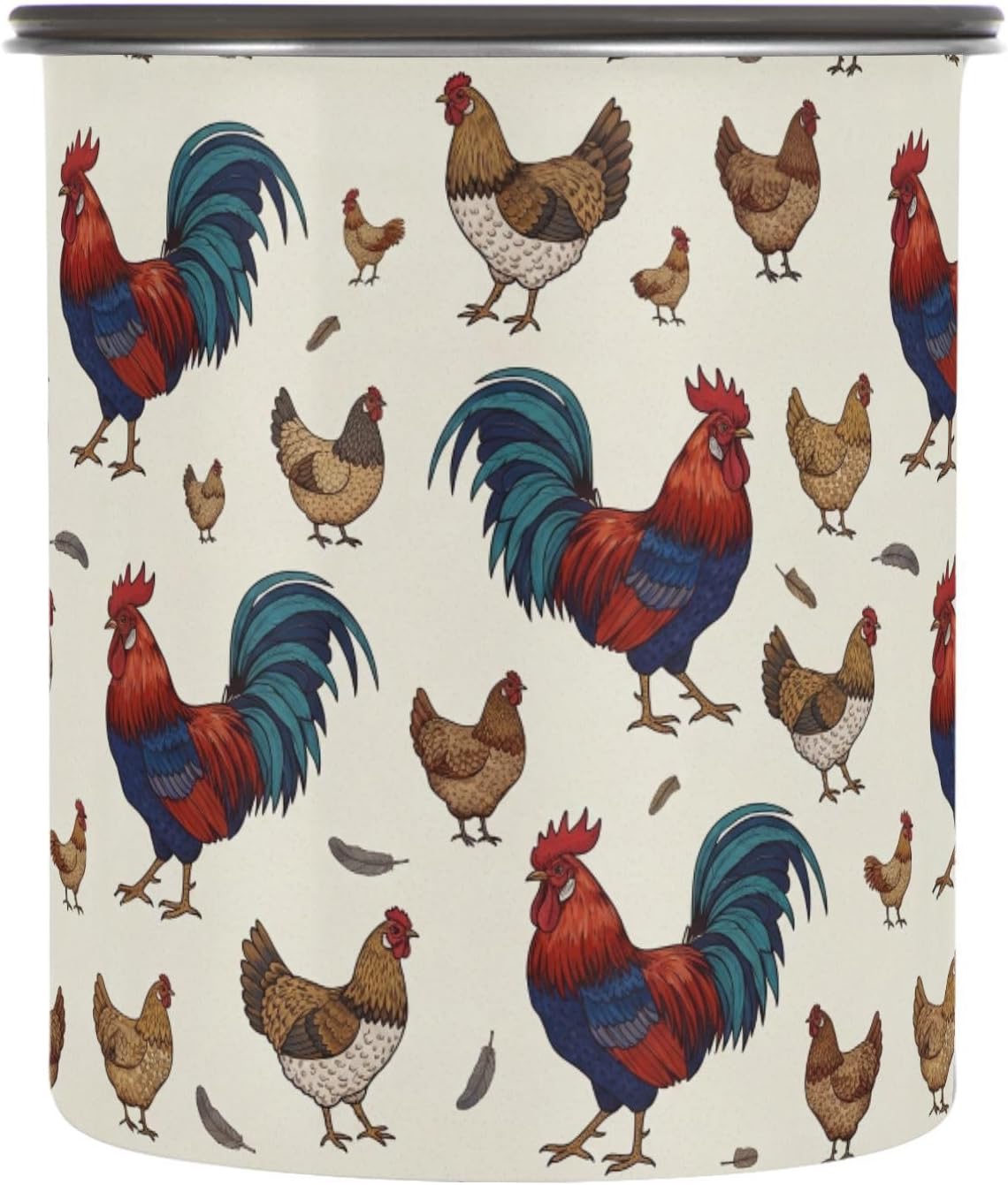 DOMIKING Recipiente Acero Inoxidable 900ml Airtight para Café