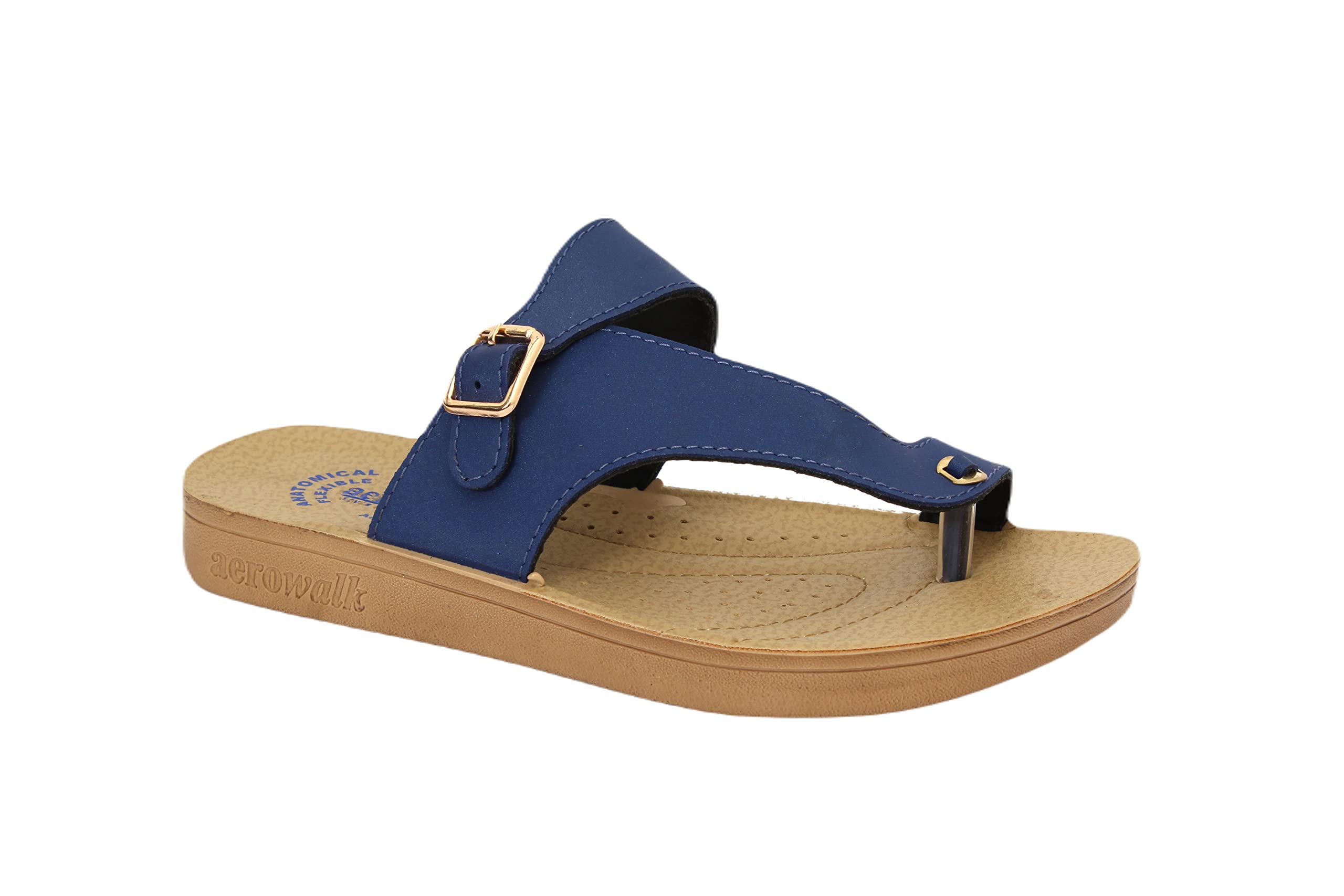 AEROWALK Stylish Fashion Sandal/Slipper for Women | Comfortable| Lightweight | Anti Skid | Casual Office Footwear (MZL1_BLUE_36) (B0BC4CYBXP) Amazon Price History, Amazon Price Tracker