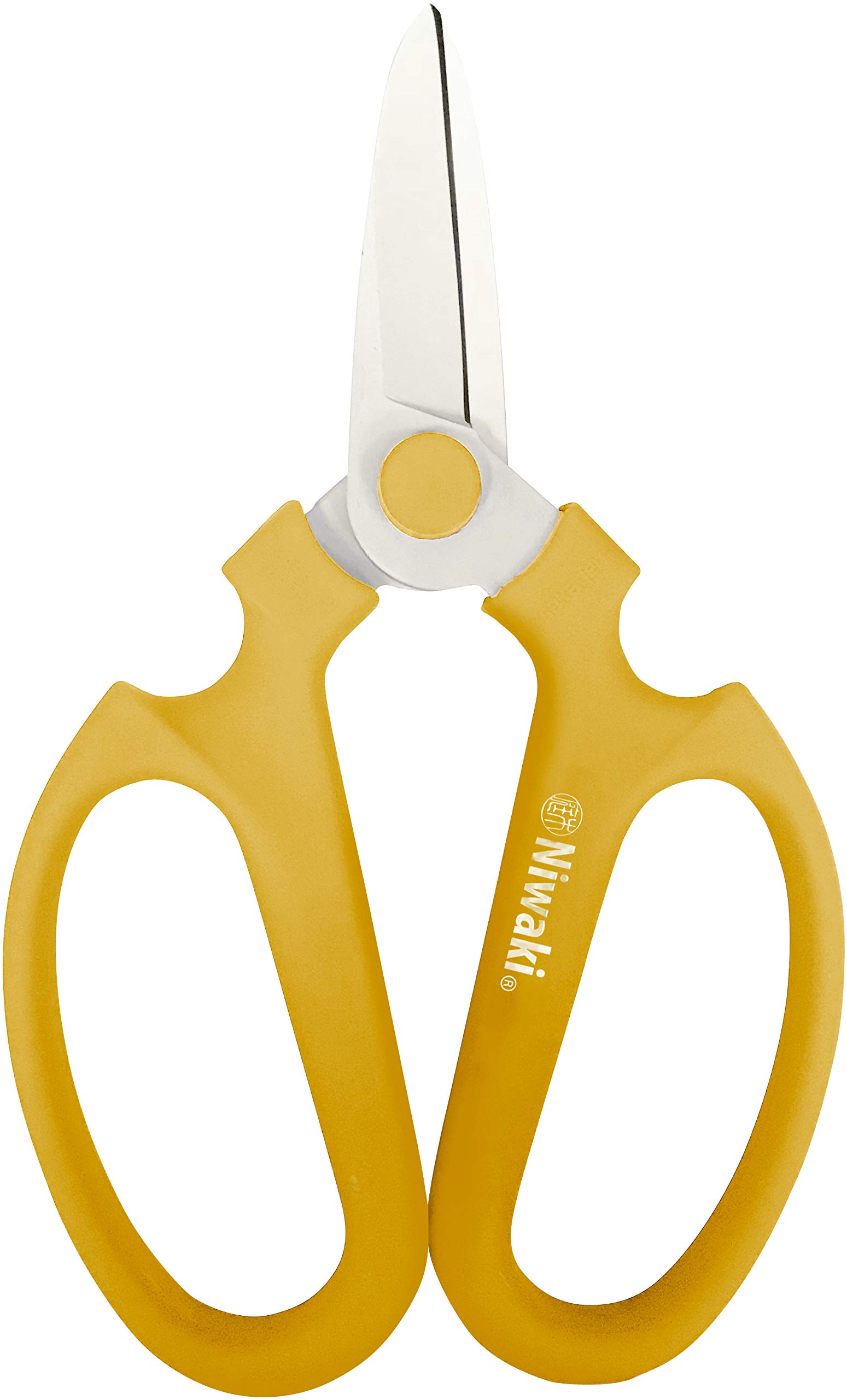 Niwaki Sakagen 170mm Flower Scissors Yellow Handles