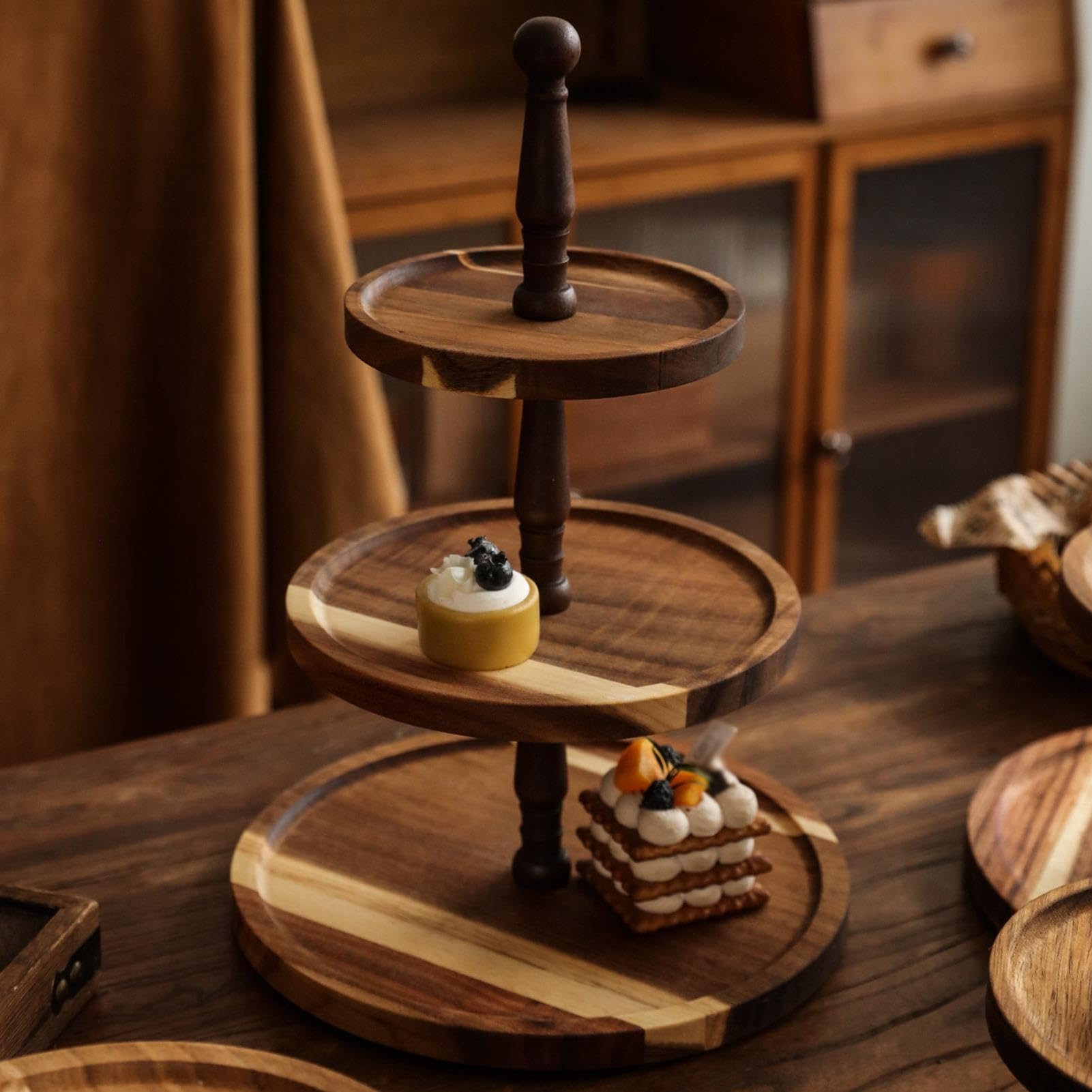 Dessert-Präsentationsständer, Kuchentablett mit Sockel