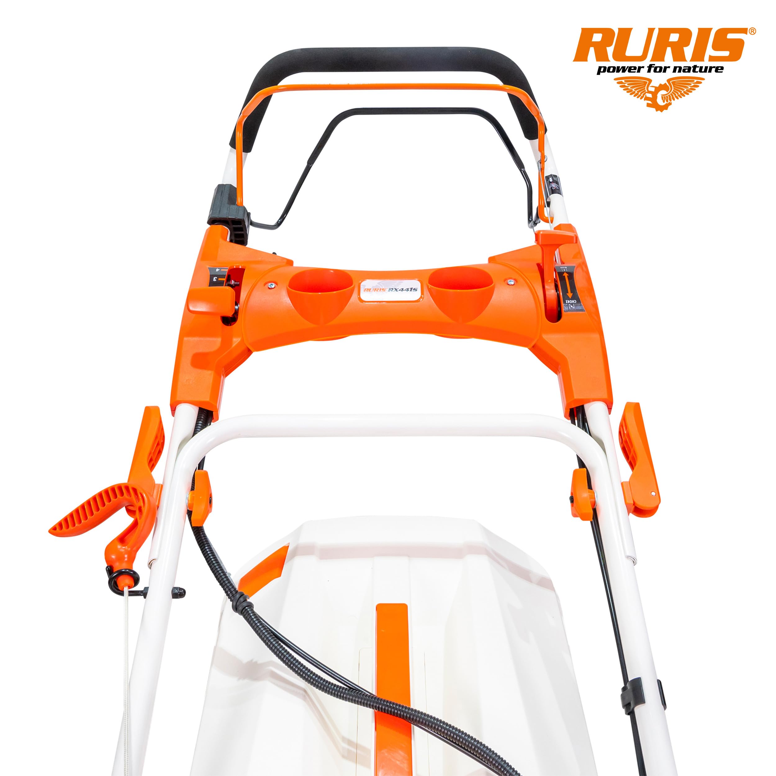 RURIS RX441S Tondeuse Thermique 5,7 CV 51 cm Demarrage Electric 5 Fonctions