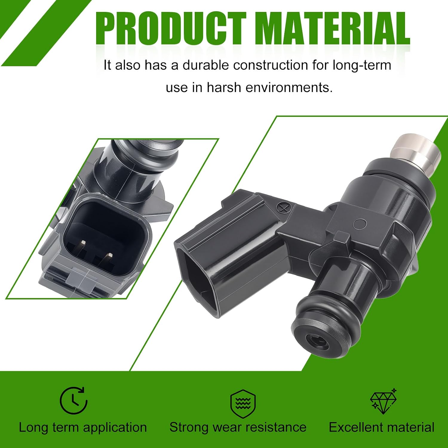 Fuel Injector for Honda Rancher 420 TRX420 Foreman Rubicon 500 520 TRX500 TRX520 Pioneer 500 520 2014-2021 16450-HR3-A42 16450-HR3-A43