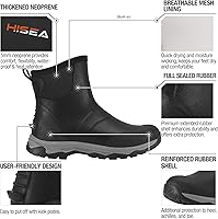 Vista 3 de HISEA Excursion Pro - Botas de goma para mujer, impermeables, aisladas, antideslizantes, para exteriores