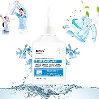 Active Enzymes for Clothes Cleaning, Active Enzyme Laundry Stain Remover, Oil Stain Remover Clothes, Stain Remover for Clothes, Garment Stubborn Stain Cleaner Oil Remover (1Pcs)