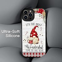 Vista 2 de Christmas Most Wonderful Time - Funda para teléfono compatible con iPhone 16 15 14 13 12 11 Pro Max Galaxy S25 S24 S23 S22 S21 S20 FE A16 A15 A14