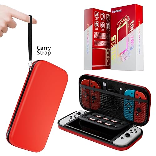 Miniatura 3 de taplzmg case for Nintendo switch Switch oled switch carrying case with 10 Game Cartridges Hard Shell Travel Switch Pouch for Console & Accessories